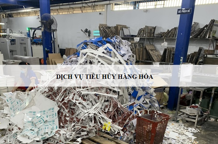 Dịch vụ tiêu huỷ nguyên liệu, máy móc